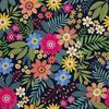 Outdoor Decorative Fabrics Oxford - Motif Colorful Summer Flowers