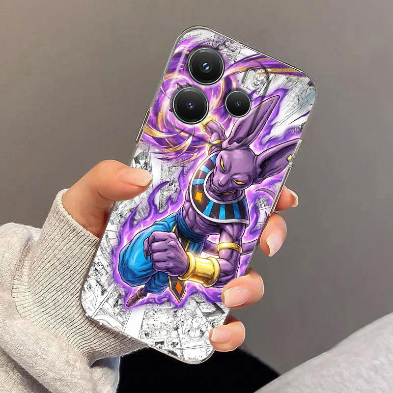 Anime Dragons Balls Manga Case For Xiaomi Redmi Note 15 14 13 12 11 10 Pro Plus Cover For Redmi 15C 15 14C 13C Clear Phone Cases
