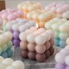 1pc Gradient Cube Scented Candle Soy Wax Aromatherapy Candle for Home Decoration Wedding Party Decoration 6 Colors Available