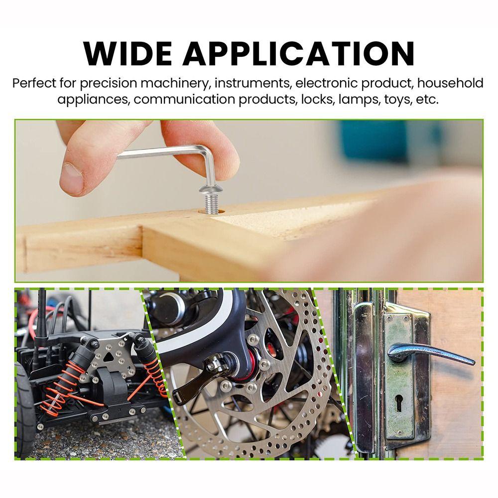 Durable Screws Nuts Bolts Gaskets Kits Allen Screw Bolt Nut Washer Set Office Appliance