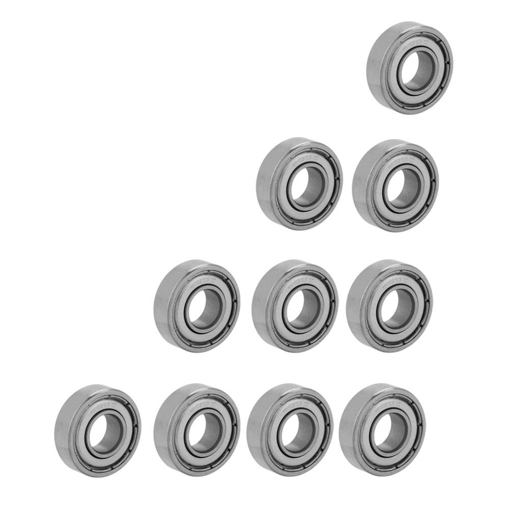 10pcs 698ZZ Double Shielded Miniature Steel Ball Bearings 8x19x6 Mm