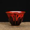 Kiln Change Tea Cup Ceramic Cups and Lanterns Kung Fu Small Tea Cups Master Cup Single Cup Jianjian Tea Set Tea Bowl Tea Cups Bucket Hats Cups