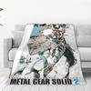 Metal Gear Solid Game Flannel Blanket Winter Soft Warm Throw Blanket for Kids Living Room Pattern Bedspread Sofa Bed Cover