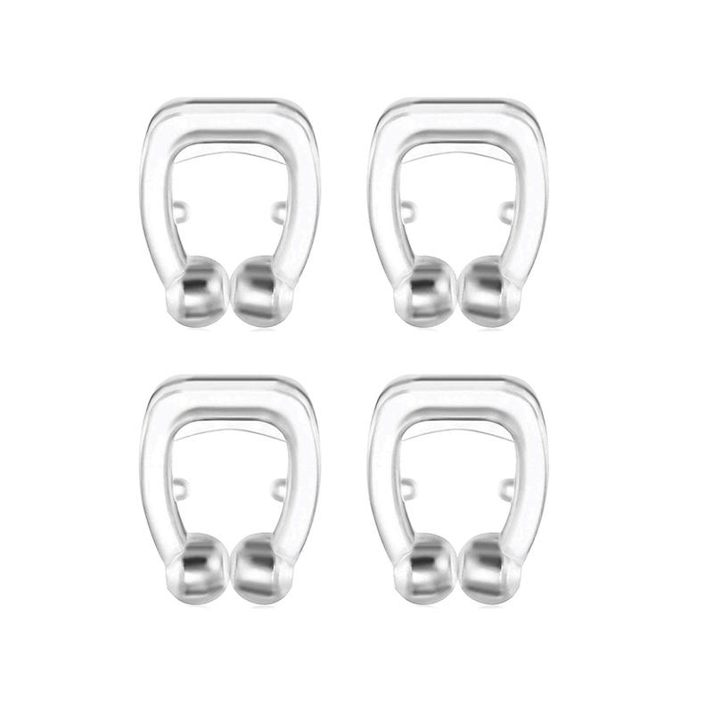 

Durable And Safe 4Pcs Hot Anti Snoring Corrector Snore Prevention Gadget Men Women Anti-Snore Device Snore Elimination Nose Clip Quiet Sleep Nigh