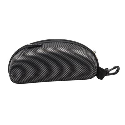 Stil Reißverschluss Brillen Sonnenbrillen Hartschalenetui Box Tragbar Schwarz Halter