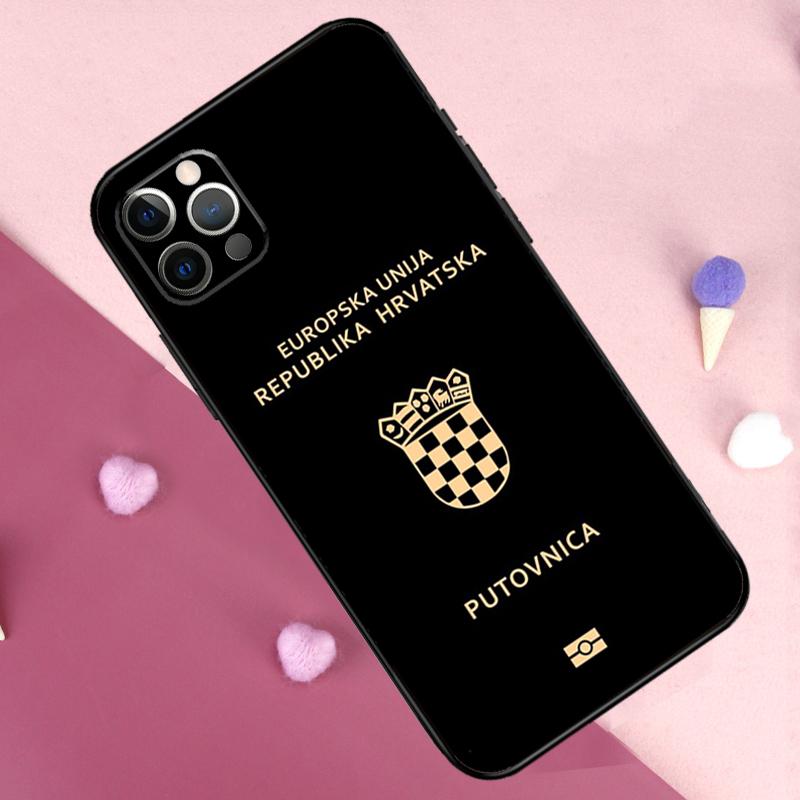 Croatia flag Phone Case For iPhone 17 Pro Max 14 15 16 Plus 11 Pro Max 12 13 Mini 16e 17 Air Back Cover