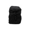 Hiking Drawstring Buckle Logo Print Nylon Fabric Backpack Medium Men Backpack Black 198462EOW38NN