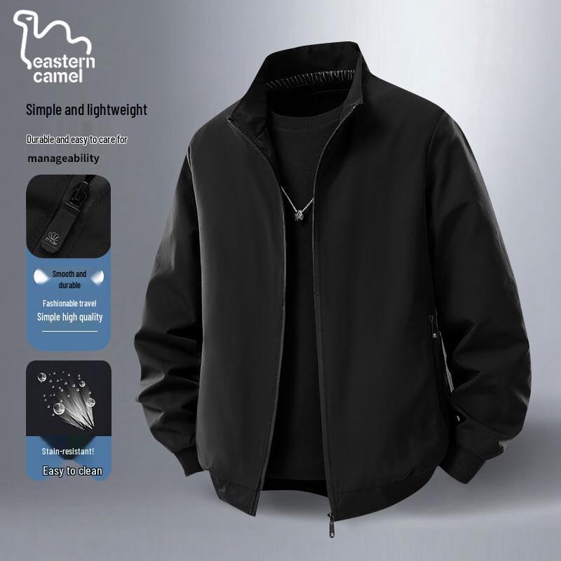 EASTERN CAMEL Men s Stand-Collar Windproof Casual Jacket 3XL