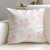 Light Pink Gentle Petals Cushion Cover Soft & Easy-Wash Pillow Case – Versatile For Couch, Bed, Travel And Office