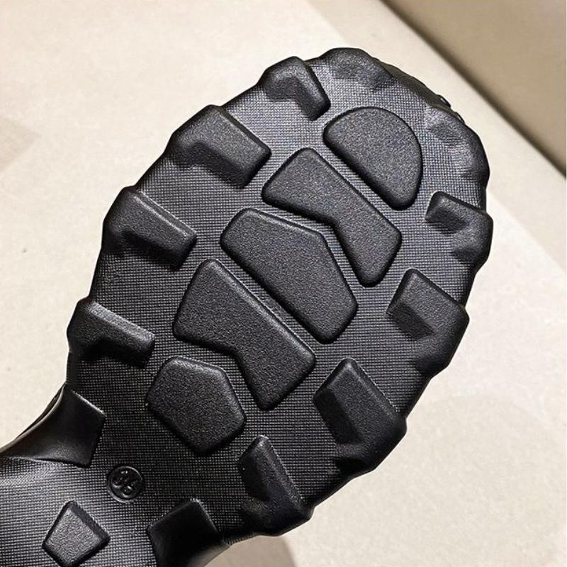 Dámské sandály Dámské módní černé sandály prodyšné síťované 6cm podpatky boty na platformě s přezkou sandály Dámské sandály na zip