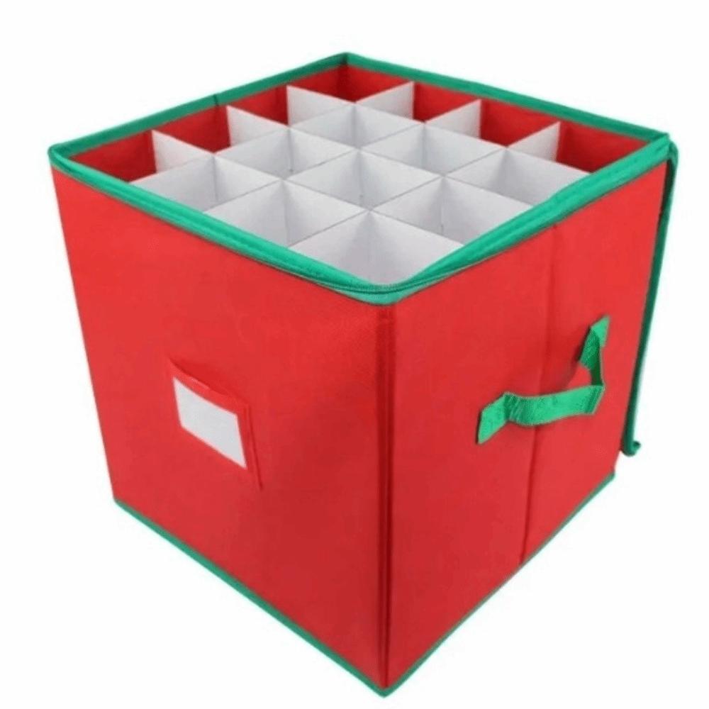 Non Woven Fabric Christmas Ornament Storage Box Holiday Storage Bin  Christmas Supplies Storage