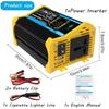 6000W 3000W Car Inverter Modified Sine Wave Voltage Transformer Power Converter DC 12V To AC 110V 220V LCD Display Dual USB Port