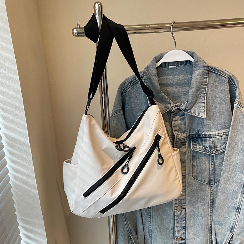Casual Big Bag Women's 2025 New Fashion Cloth Bag Shoulder Bag Large Capacity Tote Bag Class Commuter Messenger Women's Bag