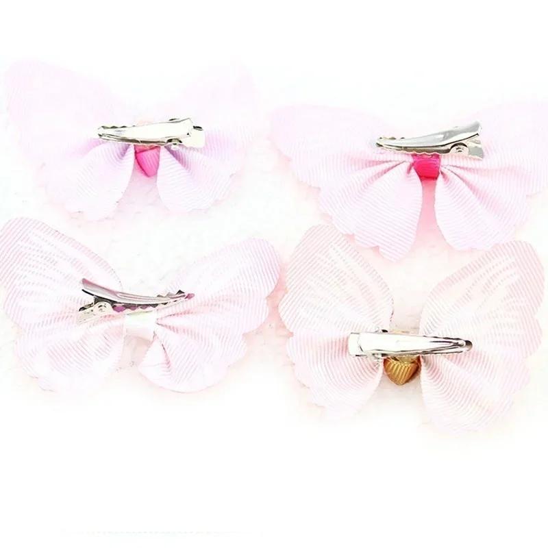 Butterfly Style Dog Hair Acciessories Pet Dog Hair Bows Elastic Cut Pet Grooming Purducts Randomly
