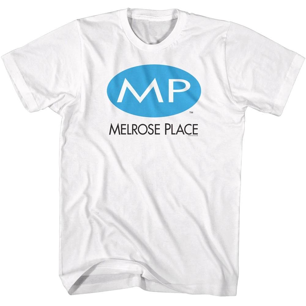 Melrose Place TV Show Blue Logo Men s T shirt XL