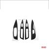 LHD RHD For Nissan Qashqai J11   ABS Carbon Fiber Interior Accessories Side Window Switch Cover Frame Car Decoration