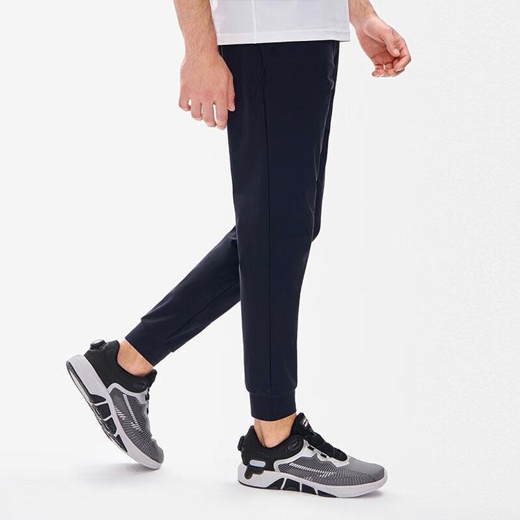 FILA Athletics Casual Tapered Knit Sports Pants Autumn Men bottoms Dark-Blue A11M221601FNV