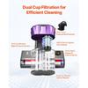 SucceBuy Mattress Vacuum Cleaner w/ 18Kpa Powerful Suction Dual Dust Bin HEPA Filter & Heating Ultrasound Handheld for Bed Sofa