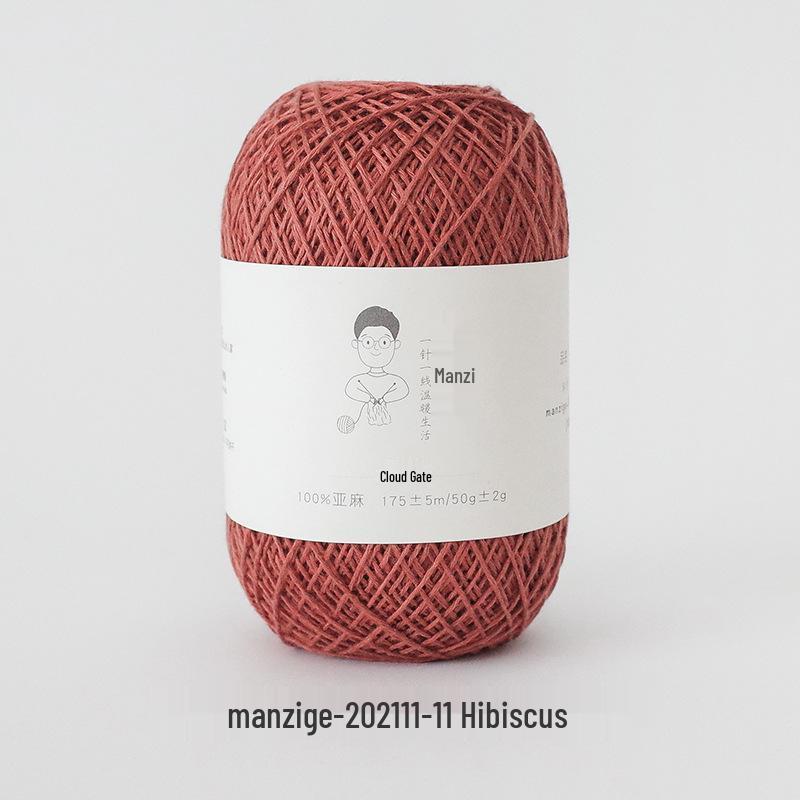 Yunfei 100% Linen No. 5 Fine Thread for Hand-Woven Crochet and Needlework
