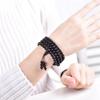 Rainbow Eye Obsidian 108 Mala Beads Prayer Multilayers Bracelet