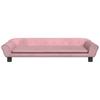 Vidaxl Sofa Dla Dzieci, Różowa, 100X50X26 Cm, Aksamit