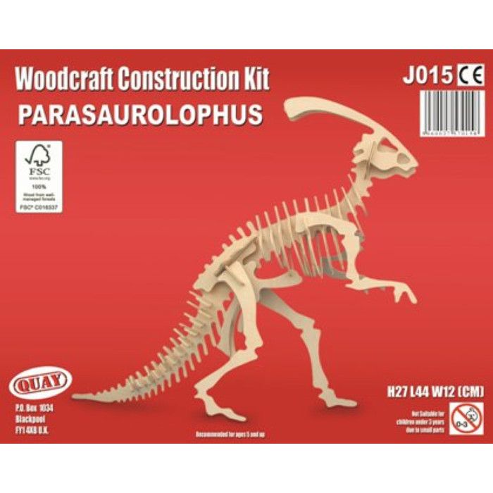 Maquette en bois Parasaurolophus