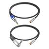 3.5mm Male To 6.35mm Female Adapter 1/8inch Female To TRS 1/4inch Male Adapter Cable for Amplifier Guitar Speakers