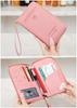 Passport Case with RFID Storage Zippered Travel for Bankbooks and Magnetic Lightweight Long Bankbook Mother and Child Health Compact Travel Large