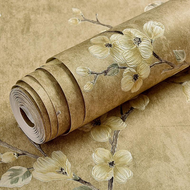 Retro American Country 3D Pastoral Wallpaper for Bedroom & Living Room TV Background