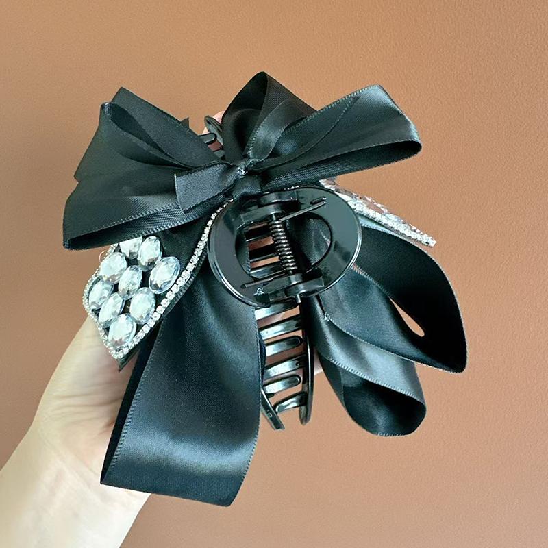 Elegant Butterfly Knot Hair Clip Women'S Summer  Style Hair Clip  Personality Back Of Head Shark Clip Hair Accessory