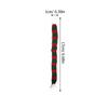 5Pcs Knitted Mini Christmas Scarves Red Green Striped Soft Neckerchief for Wine Bottle Little Snowman Home Decoration Festival