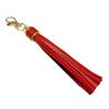 Handmade Tassels Keychain Bag Charm Stylish PU Leather Tassels Keychain Pendant With Metal Rings For Secure Attachment