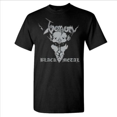 Maglietta Classica Nera Venom Metal per Adulti