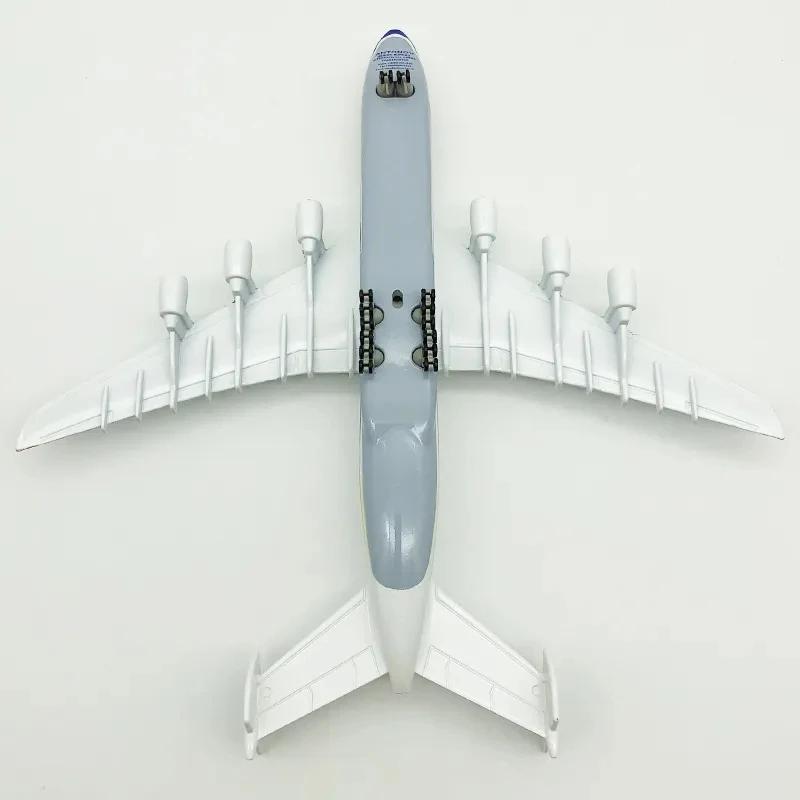 20cm Ukraine Antonov AN225 Mriya Metal Model Airplane 1:400 Scale Aircraft Aviation Miniature Plane for Collections
