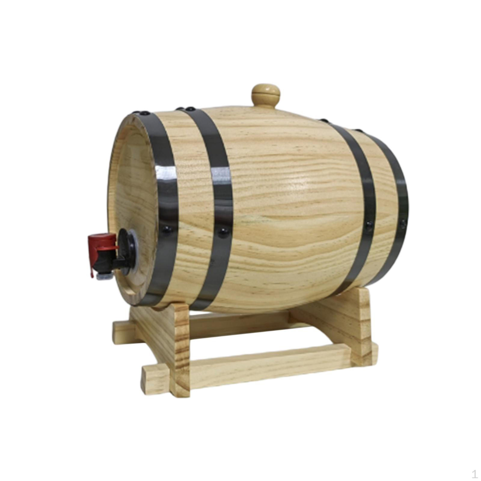 Диспенсер 1л/1,5л/3л, Бочка для выдержки дуба со стойкой 1L