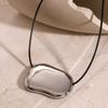 Mirror Metal Necklace Irregular Niche Design Light Luxury High Sense Simple Collarbone Chain, Cold Wind Temperament Female