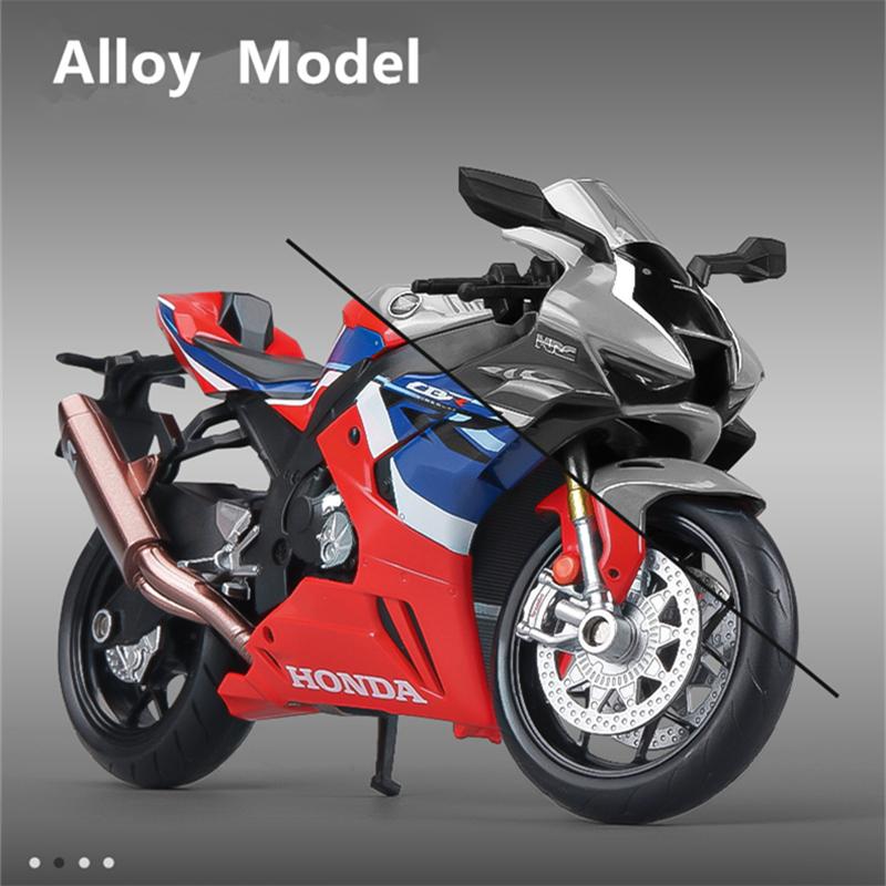 1/12 HONDA CBR 1000RR-R Fire Blade Racing Motorcycle Model Diecast Alloy Metal Street Motorcycle Model Simulation Childrens Gift