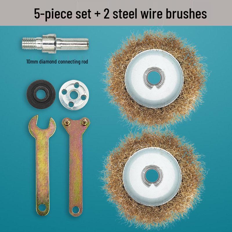 Hand Drill-to-Grinder Conversion Kit: Cutting, Polishing & Grinding Accessory Set
