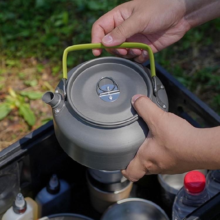 Outdoor Camping Kettle Aluminum  Alloys Teapot Outdoor Hiking Water Boilers Camp Teas Coffee Pots Portable Teapot