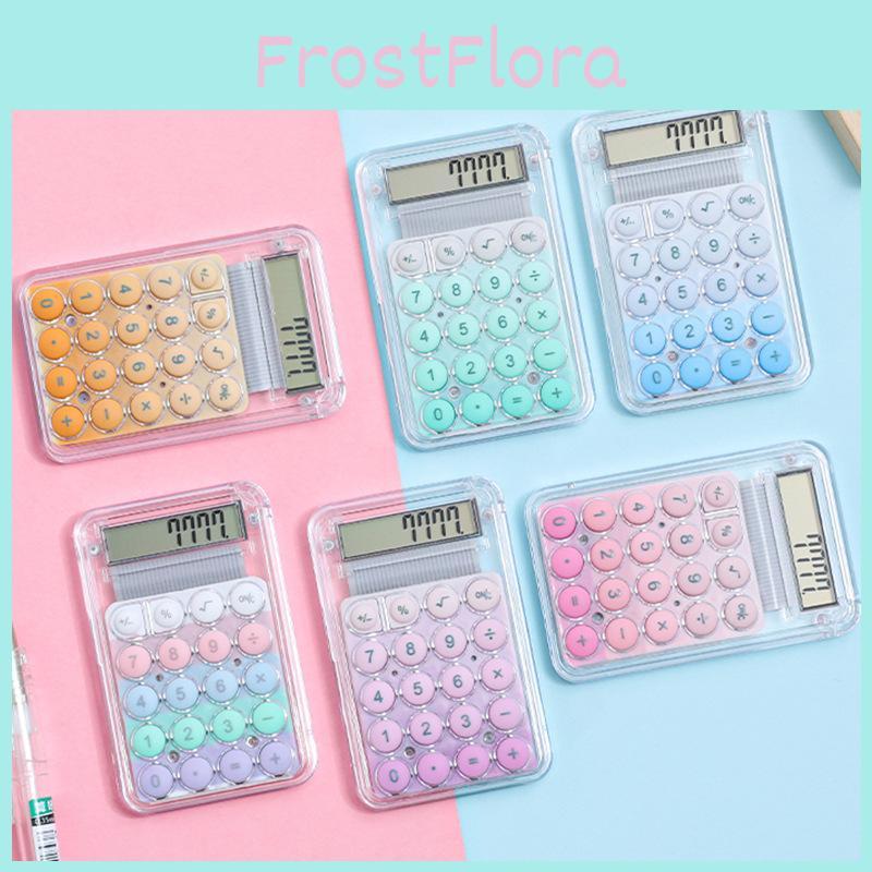 Eye-catching Mini Transparent Calculator Fun And Functional Lightweight Design For Students And Professionals