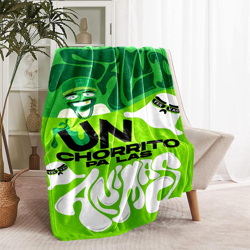 1pc Blanket Feid6 Print Design, Lightweight Blanket for Sofa, Bed- Soft &Warm, Gift for All Seasons Like Christmas, Halloween