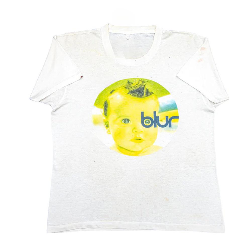 2026 Neues BLUR Blur Band Britischer Rock Punk Lässiges T-Shirt Herren und Damen Luxus Band Marke Oberteil Weiß