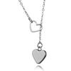 Trendy Heart Pendant Necklace - Elegant Hollow Love Design On a Simple Clavicle Chain