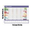 2026 2026 Wall Calendar Full Year Large Size Paper Cute Sticker Yearly Weekly Annual Planner Target List Home Office Supplies