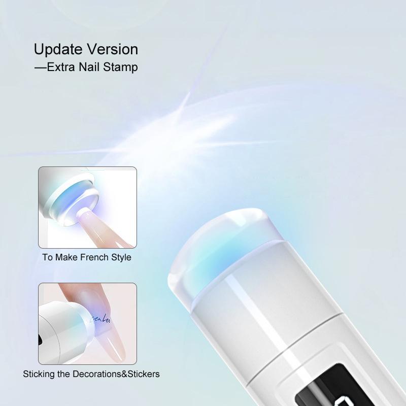 1 Set of Portable Mini LED Nail Lamp Rechargeable Mini UV Nail Lamp Gel Drying, Cordless Resin Curing UV Lamp Mini Nail Dryer