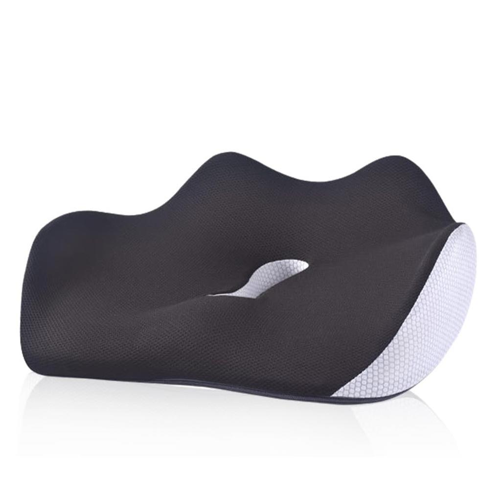 Orthopedic Ventilated Seat Cushion, Memory Foam Seat Cushion, Foam Lifting Pillow Memory Foam Chair Cushions For  Car Gaming Chairs