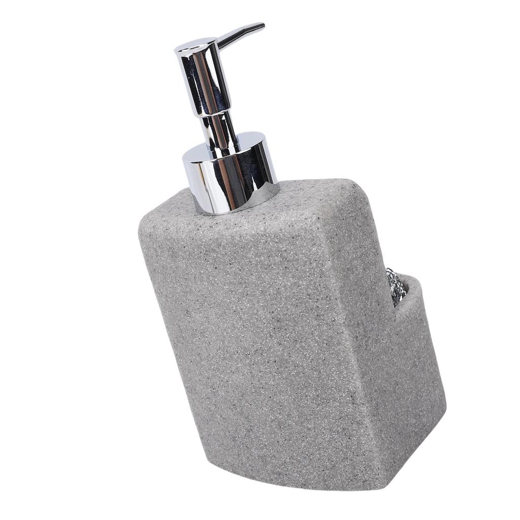 Artykuły gospodarstwa domowego Dozownik do mydła Pojemność 250 ml 2 w 1 Dozownik i uchwyt na mydło w płynie do rąk i mydło do naczyń do zlewu kuchennego