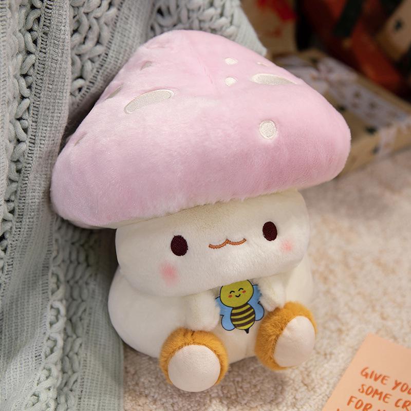 Internet Celebrity Mushroom Plush Toy - Cute Shiitake Doll Gift