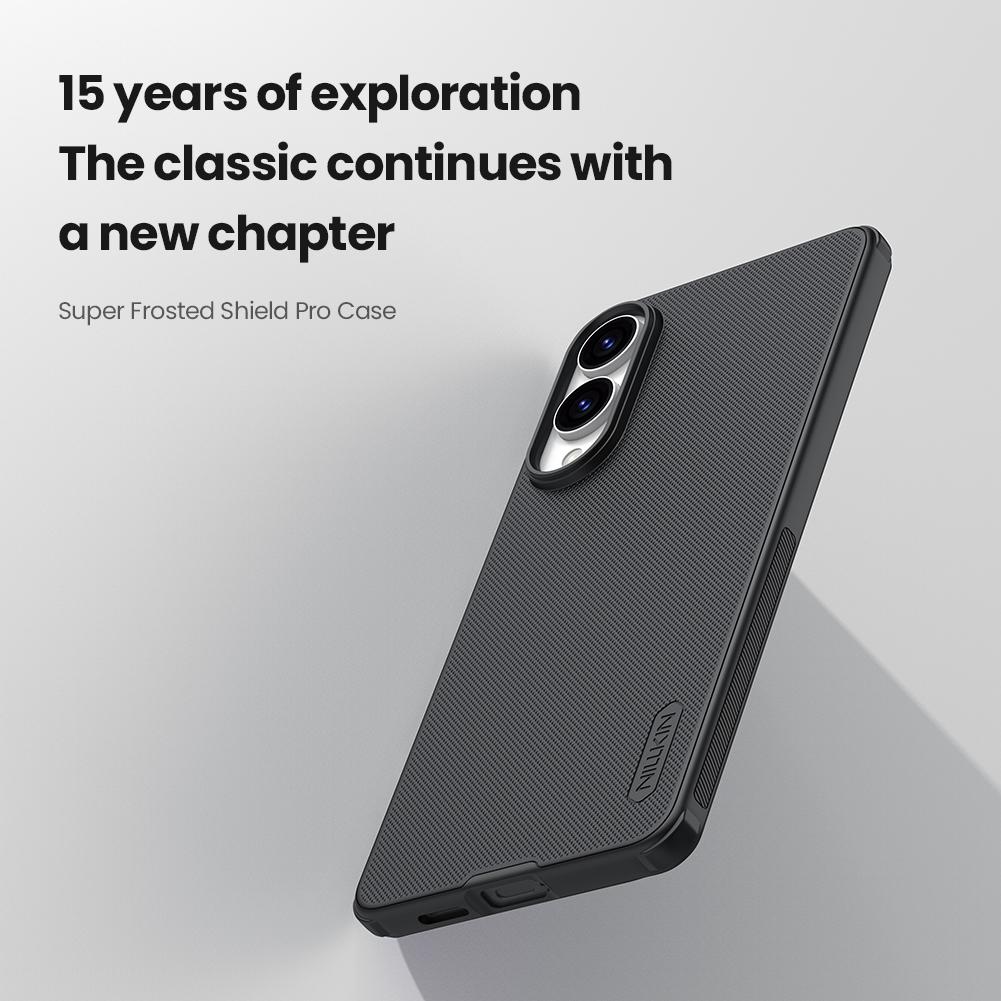 Pentru Husă Telefon Samsung Galaxy S25 Edge Nillkin Super Frosted Shield Pro Carcasă Dură PC+TPU Husă Spate Antishock