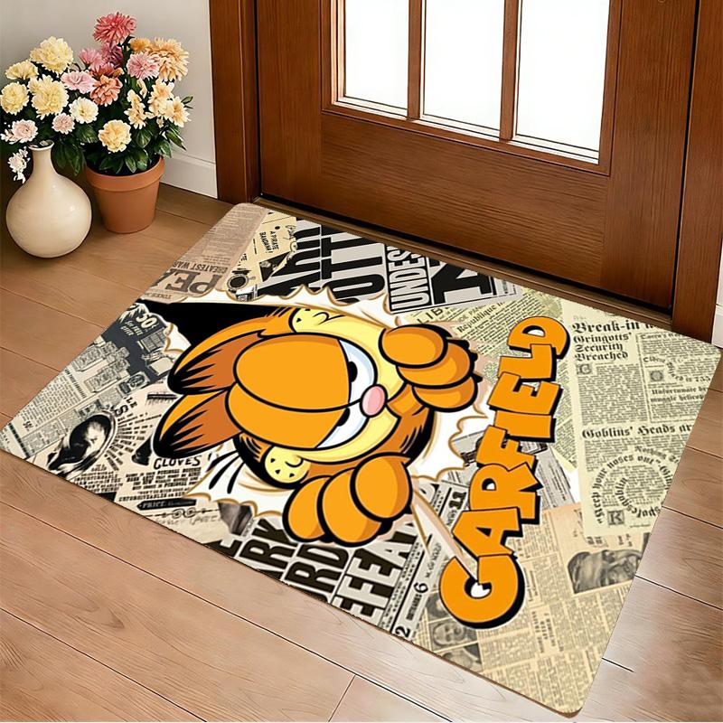 Garfield Comics Living Room Nonslip Area Rug Soft Carpet For Bedroom Game Playroom Sofa Office Home Decor Doormat Christmas Gift C922498